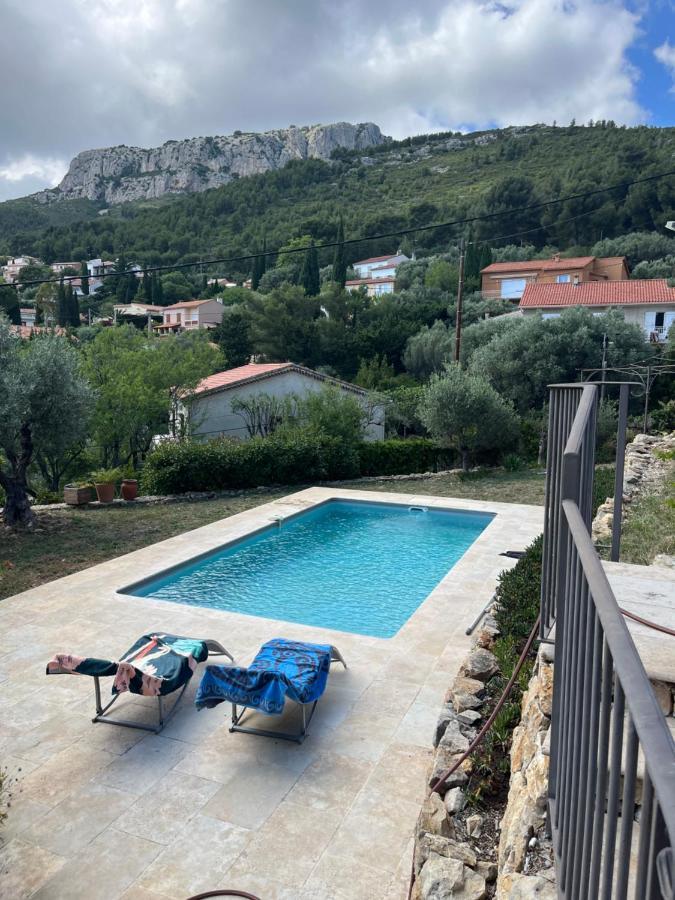 Ferienwohnung Hauteurs De Toulon : Charmant Studio Piscine Exterior foto